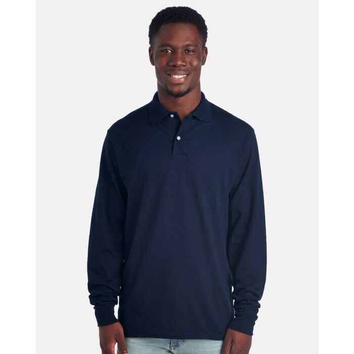 Men's Dri-Power® Long Sleeve Polo Thumbnail
