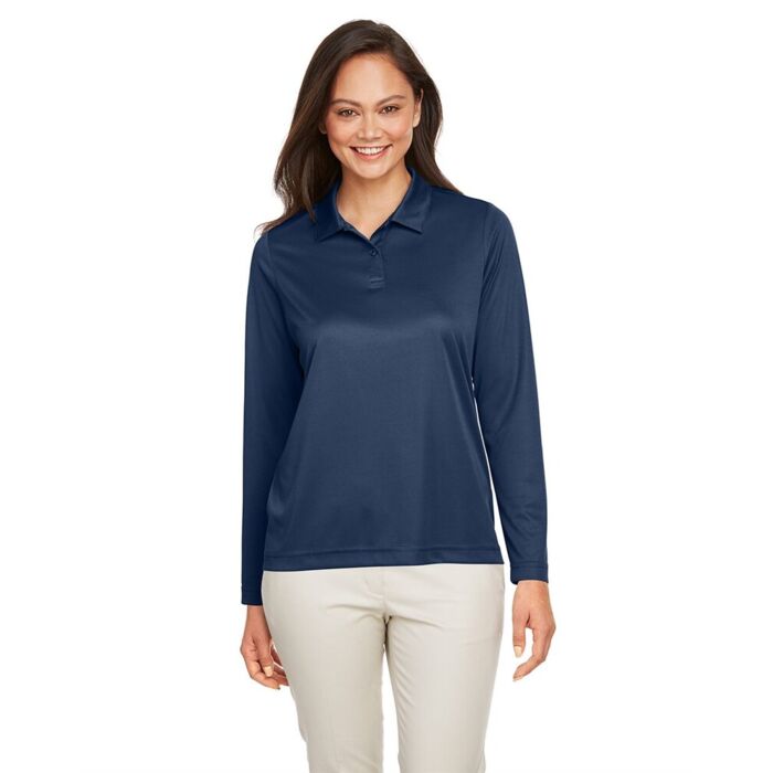 Women's Zone Performance Long Sleeve Polo Thumbnail