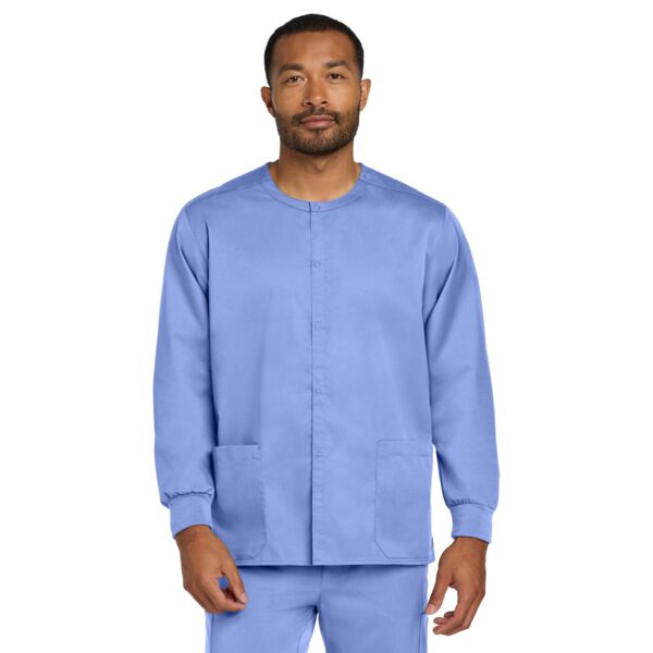 Unisex WorkFlex Snap Front Scrub Jacket Thumbnail