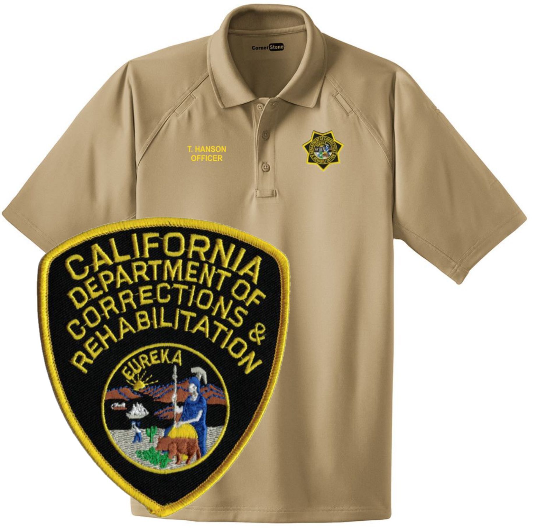 CDCR uniforms, california department of corrections uniforms, cdcr cargo pants, cdcr shirts
