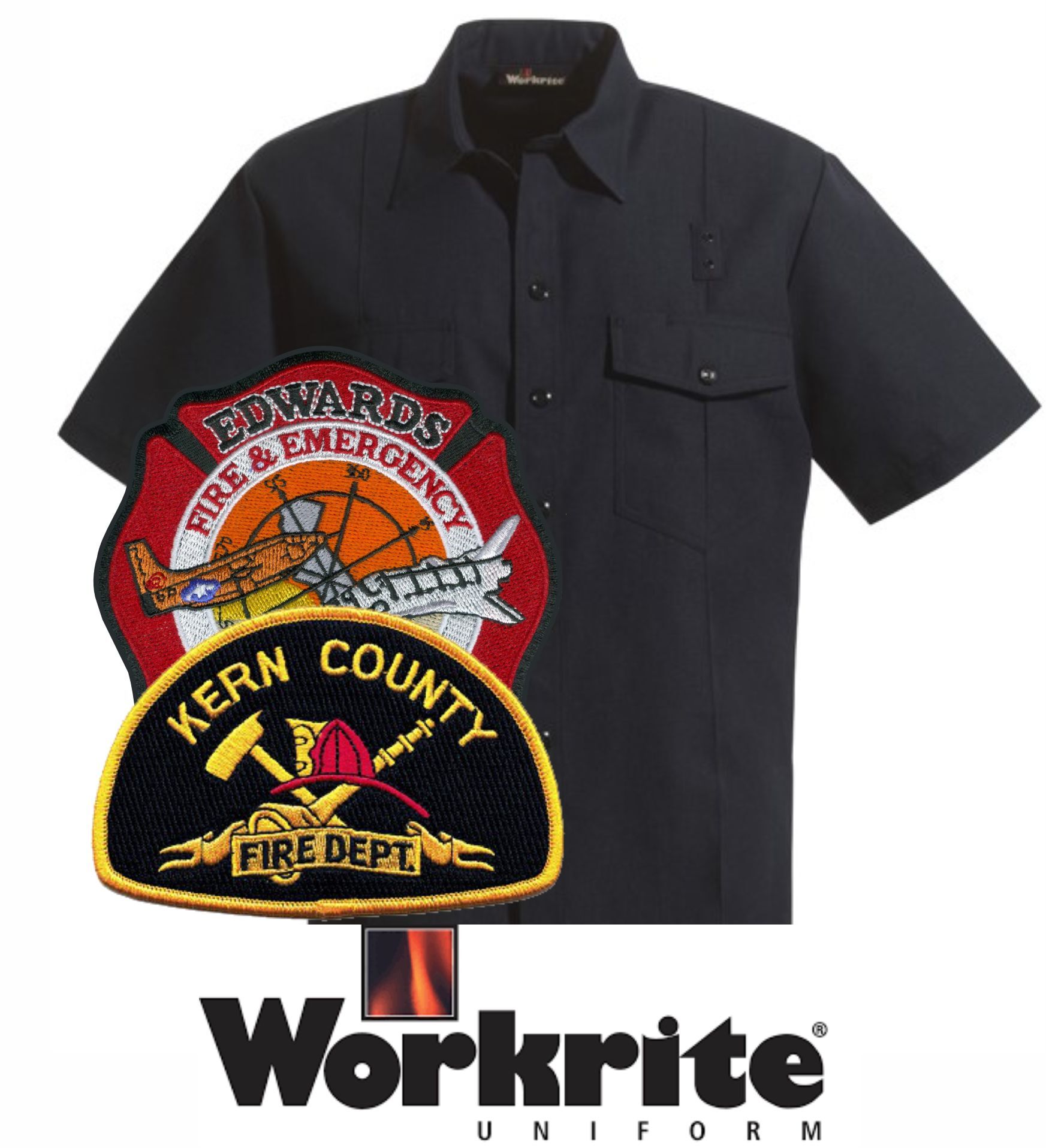 fire uniforms, workrite uniforms, kern county fire, edwards fire department