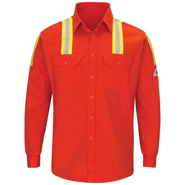Enhanced Visibility Long Sleeve Uniform Shirt - Tall Sizes Thumbnail