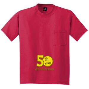 Beefy T ® 100% Cotton T Shirt with Pocket Thumbnail