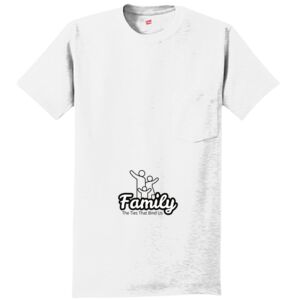 Authentic 100% Cotton T Shirt with Pocket Thumbnail