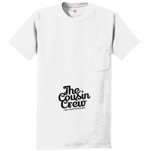 Authentic 100% Cotton T Shirt with Pocket Thumbnail