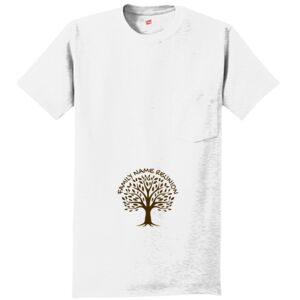 Authentic 100% Cotton T Shirt with Pocket Thumbnail