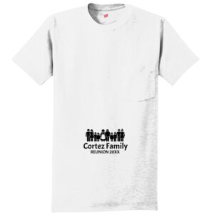 Authentic 100% Cotton T Shirt with Pocket Thumbnail