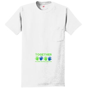 Authentic 100% Cotton T Shirt with Pocket Thumbnail
