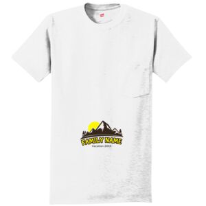 Authentic 100% Cotton T Shirt with Pocket Thumbnail