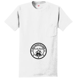 Authentic 100% Cotton T Shirt with Pocket Thumbnail