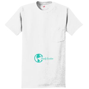 Authentic 100% Cotton T Shirt with Pocket Thumbnail