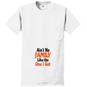 Authentic 100% Cotton T Shirt with Pocket Thumbnail