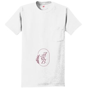 Authentic 100% Cotton T Shirt with Pocket Thumbnail