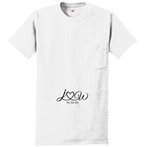 Authentic 100% Cotton T Shirt with Pocket Thumbnail