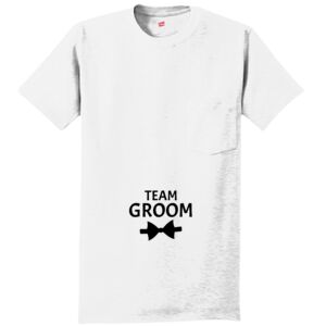 Authentic 100% Cotton T Shirt with Pocket Thumbnail
