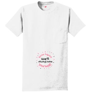 Authentic 100% Cotton T Shirt with Pocket Thumbnail