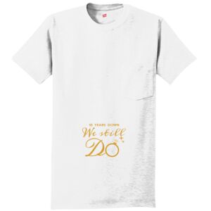 Authentic 100% Cotton T Shirt with Pocket Thumbnail