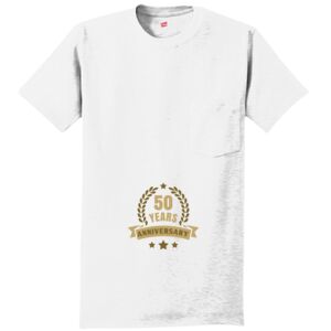 Authentic 100% Cotton T Shirt with Pocket Thumbnail