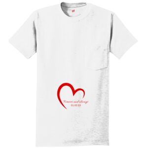 Authentic 100% Cotton T Shirt with Pocket Thumbnail