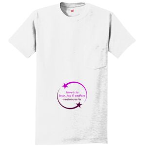 Authentic 100% Cotton T Shirt with Pocket Thumbnail