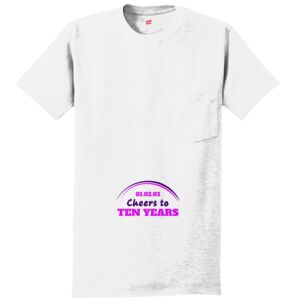 Authentic 100% Cotton T Shirt with Pocket Thumbnail