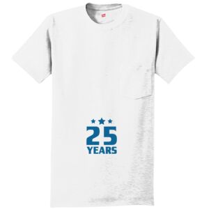 Authentic 100% Cotton T Shirt with Pocket Thumbnail