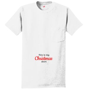 Authentic 100% Cotton T Shirt with Pocket Thumbnail