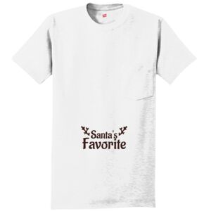 Authentic 100% Cotton T Shirt with Pocket Thumbnail