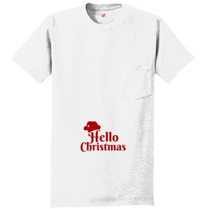 Authentic 100% Cotton T Shirt with Pocket Thumbnail