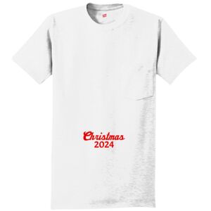 Authentic 100% Cotton T Shirt with Pocket Thumbnail