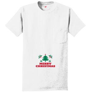 Authentic 100% Cotton T Shirt with Pocket Thumbnail