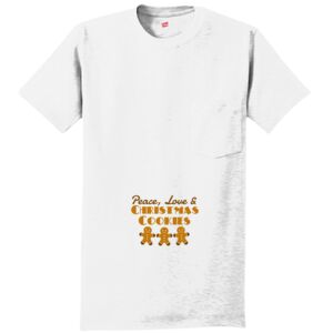 Authentic 100% Cotton T Shirt with Pocket Thumbnail