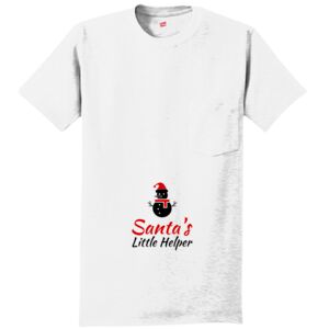Authentic 100% Cotton T Shirt with Pocket Thumbnail