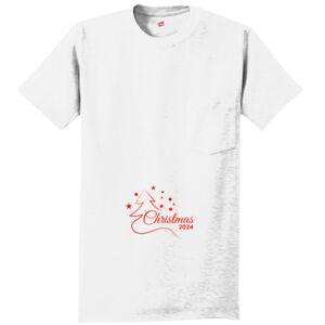 Authentic 100% Cotton T Shirt with Pocket Thumbnail
