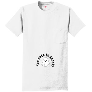 Authentic 100% Cotton T Shirt with Pocket Thumbnail