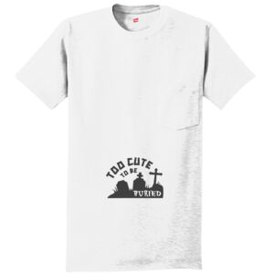Authentic 100% Cotton T Shirt with Pocket Thumbnail