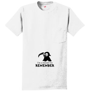 Authentic 100% Cotton T Shirt with Pocket Thumbnail