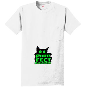 Authentic 100% Cotton T Shirt with Pocket Thumbnail