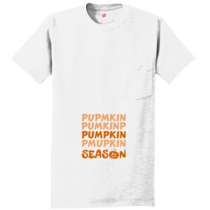 Authentic 100% Cotton T Shirt with Pocket Thumbnail