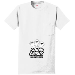 Authentic 100% Cotton T Shirt with Pocket Thumbnail