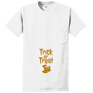 Authentic 100% Cotton T Shirt with Pocket Thumbnail