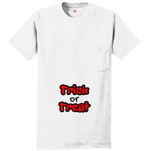 Authentic 100% Cotton T Shirt with Pocket Thumbnail