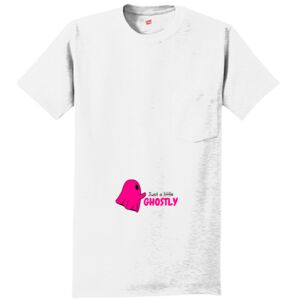 Authentic 100% Cotton T Shirt with Pocket Thumbnail