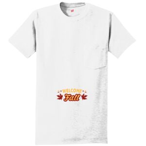 Authentic 100% Cotton T Shirt with Pocket Thumbnail
