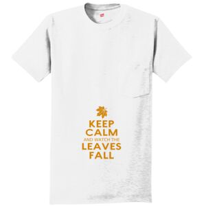 Authentic 100% Cotton T Shirt with Pocket Thumbnail