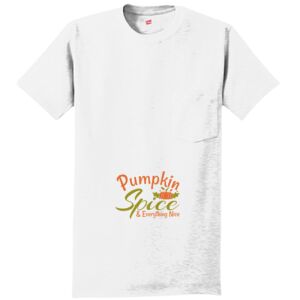 Authentic 100% Cotton T Shirt with Pocket Thumbnail