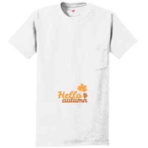 Authentic 100% Cotton T Shirt with Pocket Thumbnail