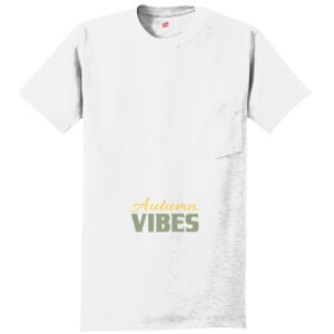 Authentic 100% Cotton T Shirt with Pocket Thumbnail