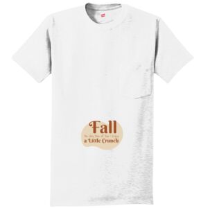 Authentic 100% Cotton T Shirt with Pocket Thumbnail