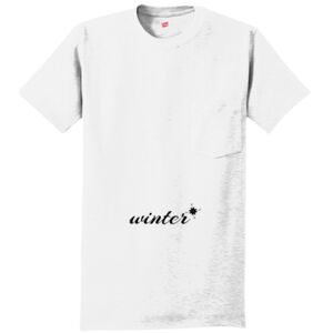 Authentic 100% Cotton T Shirt with Pocket Thumbnail